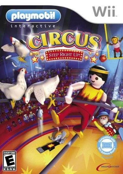 Playmobil Circus box art for Wii